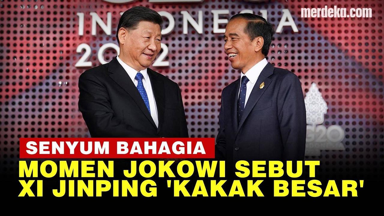 VIDEO: Saat Jokowi Sapa Presiden China Xi Jinping Sebagai 'Kakak Besar