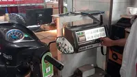 Uji emisi di bengkel AHASS WMS (ist)