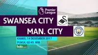 Susunan Pemain Swansea City Vs Manchester City