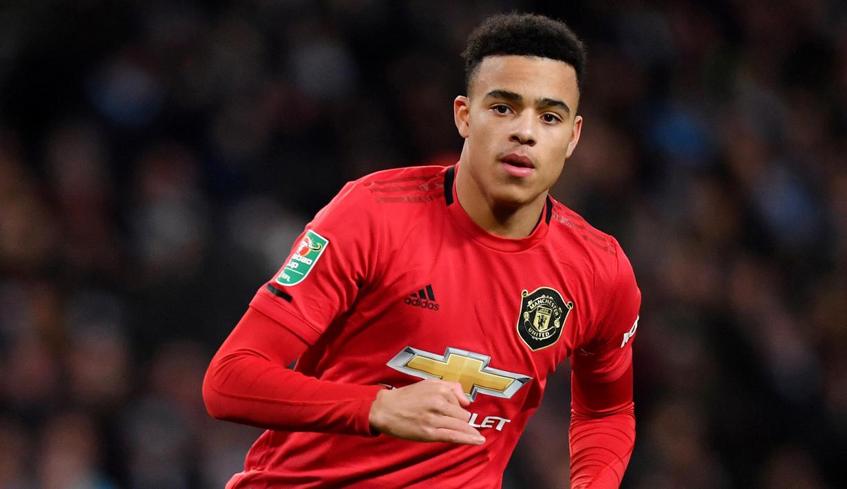 1. Mason Greenwood (Inggris) - Pemain jebolan akademi  Manchester United ini tampil mengagumkan di bawah asuhan Ole Gunnar Solskjaer. Performa apiknya bersama The Red Devils bisa menjadikannya andalan Timnas Inggris di Piala Dunia U-20 2021. (AFP/Paul Ellis)