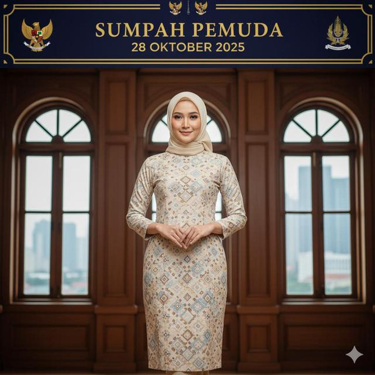 7 Model Dress Batik Simpel dan Elegan untuk Peringati Sumpah Pemuda 28 Oktober 2025