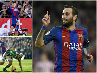 Berikut ini lima pemain Barcelona yang terancam disingkirkan oleh pelatih anyar, Ernesto Valverde. (AFP)