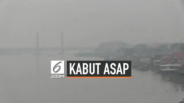 VIDEO: Titik Api Muncul Lagi, Palembang Dikepung Asap