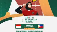 Jadwal AVC Challenge Cup 2023: Indonesia Vs Filipina di Vidio Malam Ini. (Sumber: dok. Vidio.com)
