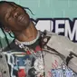 Kylie Jenner sendiri menuduh bahwa Travis Scott berselingkuh dengan banyak wanita. (DANIEL LEAL-OLIVAS  AFP)