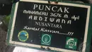 Inilah puncak tertinggi di Gunung Semeru (Liputan6.com/Andi Jatmiko).