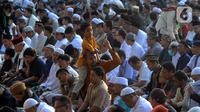 Suasana saat warga mengikuti sholat Idul Adha di Taman Sempur Bogor. (merdeka.com/Arie Basuki)