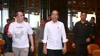 Presiden Joko Widodo (Jokowi) saat meninjau Hotel Nusantara IKN, pada Selasa, (30/7/2024). (Foto: Biro Pers Sekretariat Presiden)