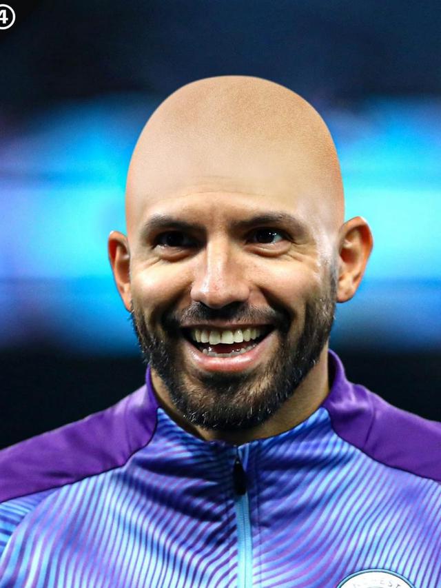 Foto Editan Pemain Bola Jadi Botak Ini Kocak