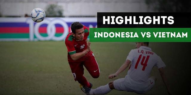 VIDEO: Highlights Timnas Indonesia U-19 vs Vietnam di Piala AFF U-18 2017
