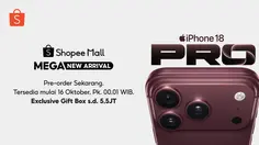 Segera Pre-Order! iPhone 18 Pro dan iPhone 18 Pro Max Hadir di Shopee dengan Promo Spesial
