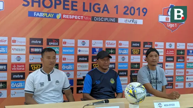 Konferensi Pers Tira Persikabo Vs Madura United di Stadion Pakansari, Kamis (11/7/2019).