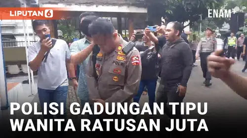 VIDEO: Polisi Gadungan di Bandung Tipu Wanita Hingga 165 Juta