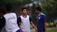 Pemain anyar Arema FC, Dalmiansyah Matutu. (Liputan6.com/Rana Adwa)