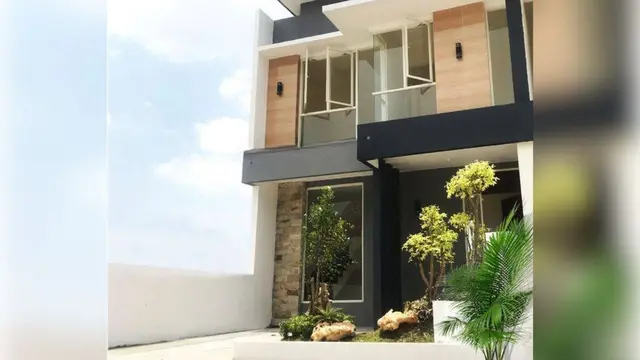 Desain Rumah 7x9 Tampak Depan di Green Lake Natural Living Surabaya