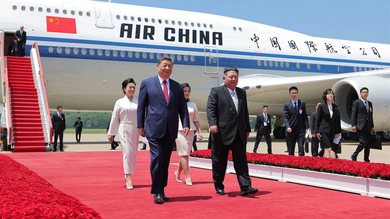 FOTO: Pyongyang Sambut Kunjungan Presiden Xi Jinping Setelah Tujuh Tahun
