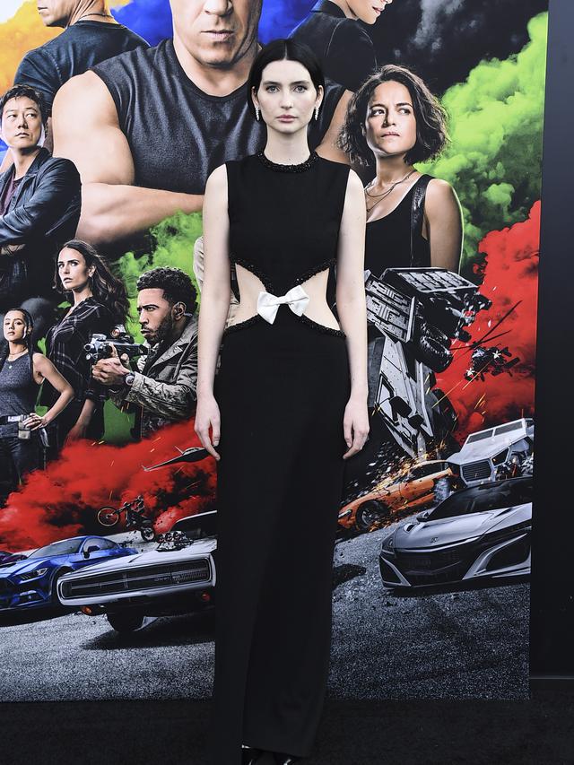 Meadow Walker dalam premier F9: Fast & Furious 9 di TCL Chinese Theatre, Jumat 18 Juni 2021. (Jordan Strauss/Invision/AP)