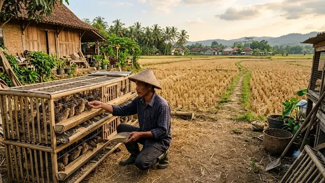 Ternak Modal Kecil Setelah Panen Padi