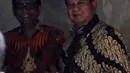 Usai berkunjung, Prabowo akan balik mengundang Mahfud Md ke kediamannya di Hambalang, Bogor. "Saya minta beliau kasih tausiyah nanti ke Hambalang," kata Prabowo kepada wartawan, Selasa (25/4/2022). (Liputan6.com/Faizal Fanani)