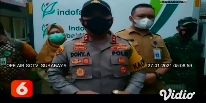 VIDEO: Vaksin Sinovac Tiba di Mojokerto dan Probolinggo Dikawal Aparat Bersenjata