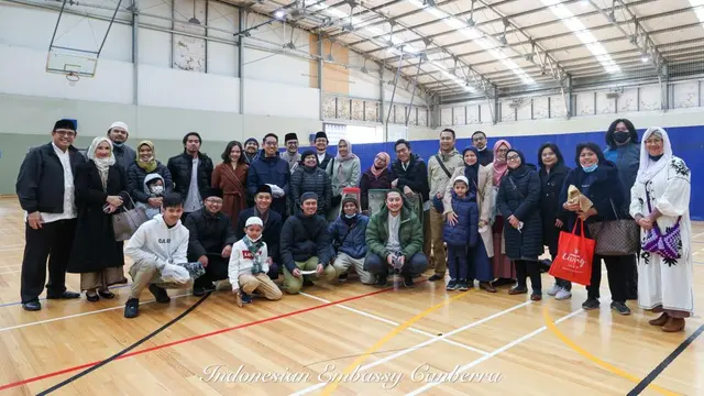 Perayaan Idul Adha di tengah pandemi COVID-19 juga digelar KBRI Canberra bekerja sama dengan Australia-Indonesia Muslim Foundation Australian Capital Territory (AIMF-ACT). (KBRI Canberra)