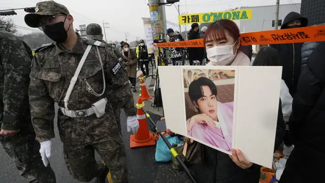 Jelang Jin BTS Berangkat Wajib Militer Korea Selatan
