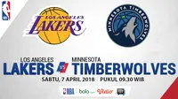 Los Angeles Lakers Vs Minnesota Timberwolves (Bola.com/Adreanus Titus)