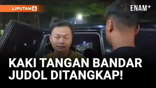 VIDEO: Kaki Tangan Bandar Judi Online Menangis saat Ditangkap