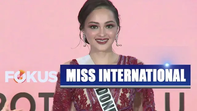 Putri Indonesia Lingkungan Jolene Marie akan mewakili Indonesia di ajang Miss International 2019 yang digelar di Jepang.