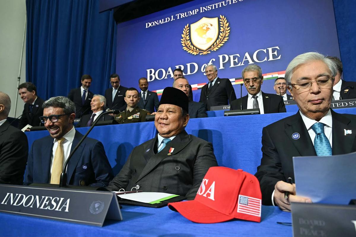 FOTO: Presiden Prabowo Hadiri Pertemuan Perdana Dewan Perdamaian di Washington