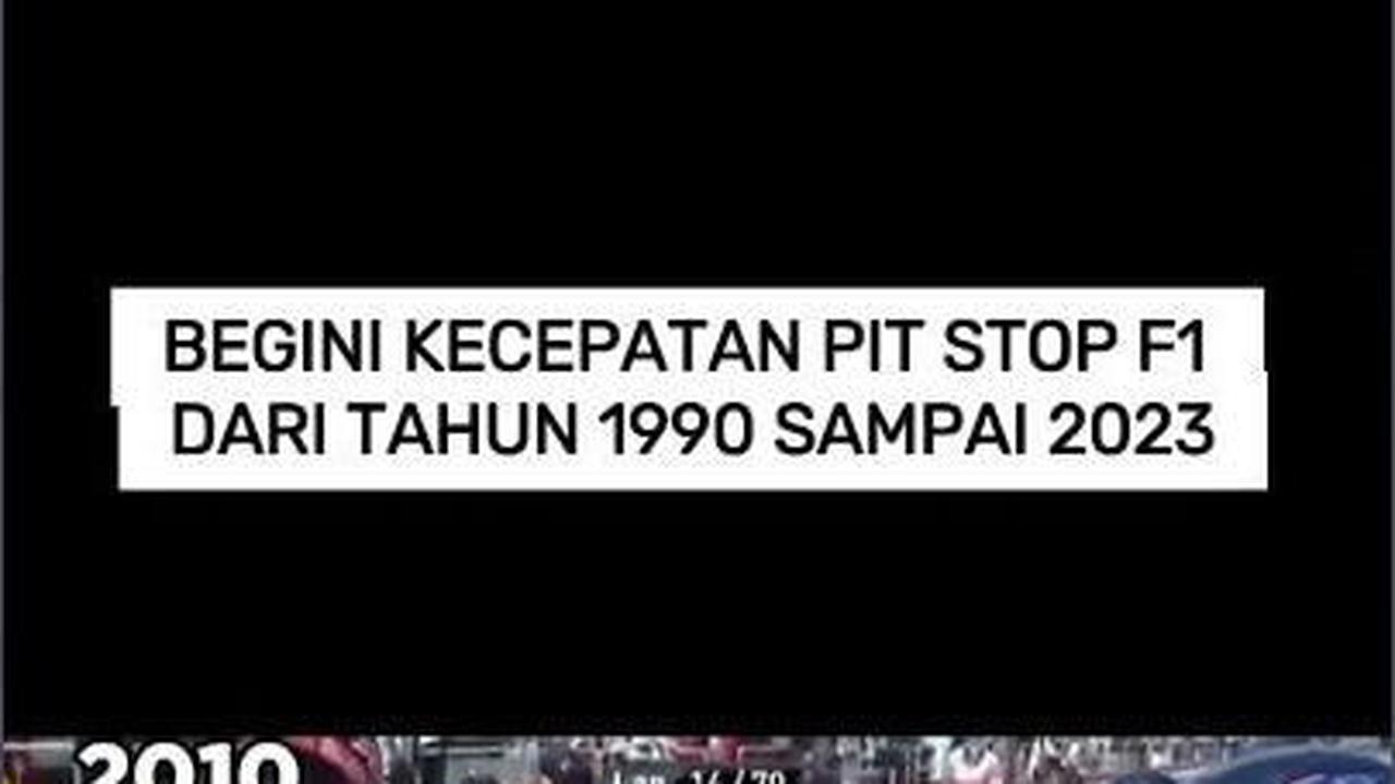 VIDEO: Begini Kecepatan Pit Stop F1 dari Tahun 1990 sampai 2023