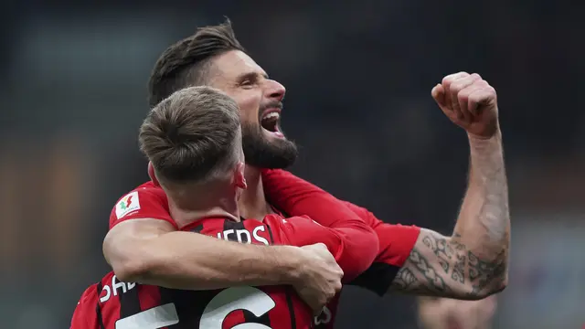 Coppa Italia AC Milan Susah Payah Singkirkan Genoa