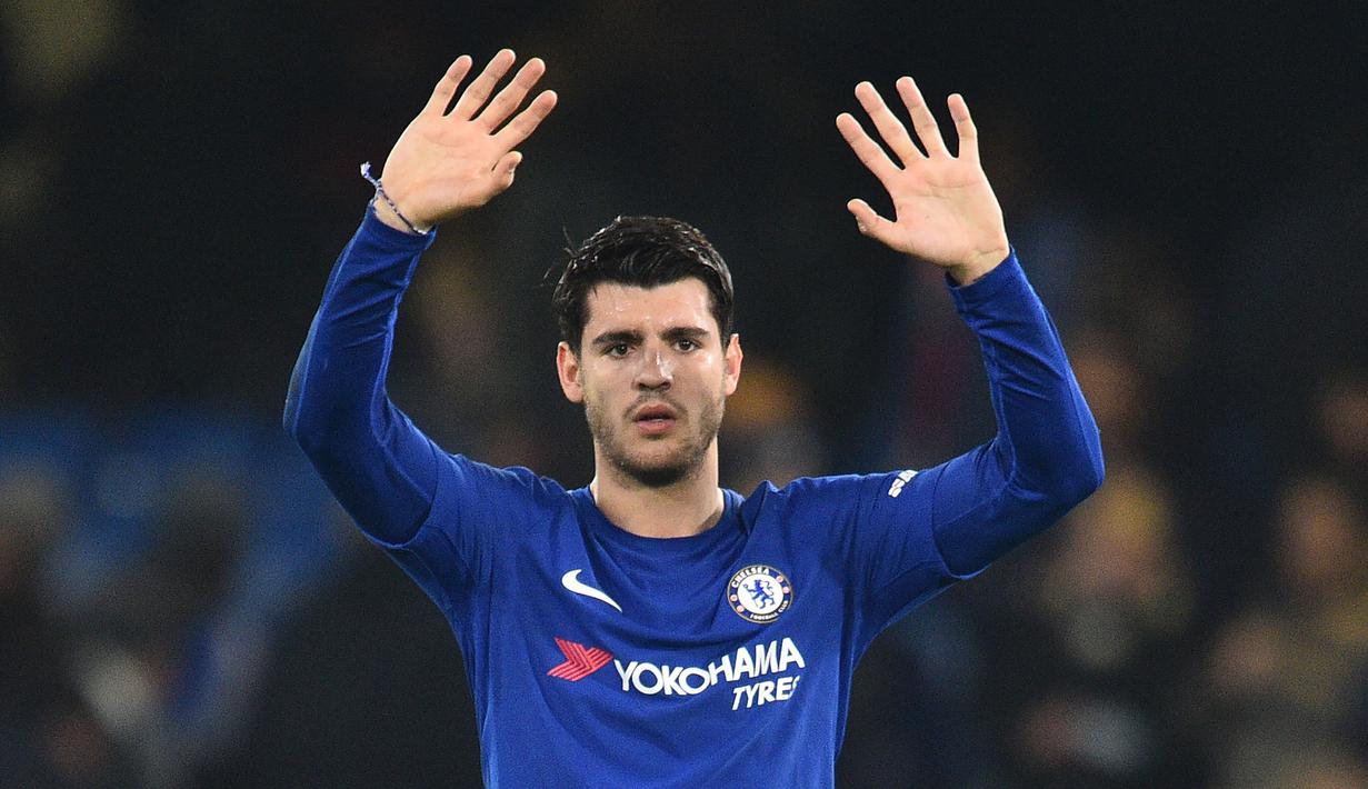Alvaro Morata. Striker 28 tahun ini didatangkan Chelsea dari Real Madrid pada 2017/2018 dengan biaya 66 juta euro. Ia tampil dalam 72 laga dengan mencetak 24 gol selama 1,5 musim. Ia lantas dipinjamkan ke Atletico Madrid dan Juventus hingga musim lalu. (Foto: AFP/Glyn Kirk)