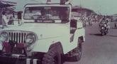 Jeep CJ7 sempat menjadi armada Satuan Lalu Lintas (Satlantas). (Source: Instagram/@_denniee)