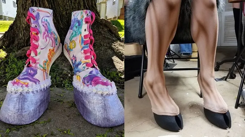 Wanita Ini Bikin Sepatu Berbentuk Kaki Hewan, 6 Karyanya Bikin Takjub