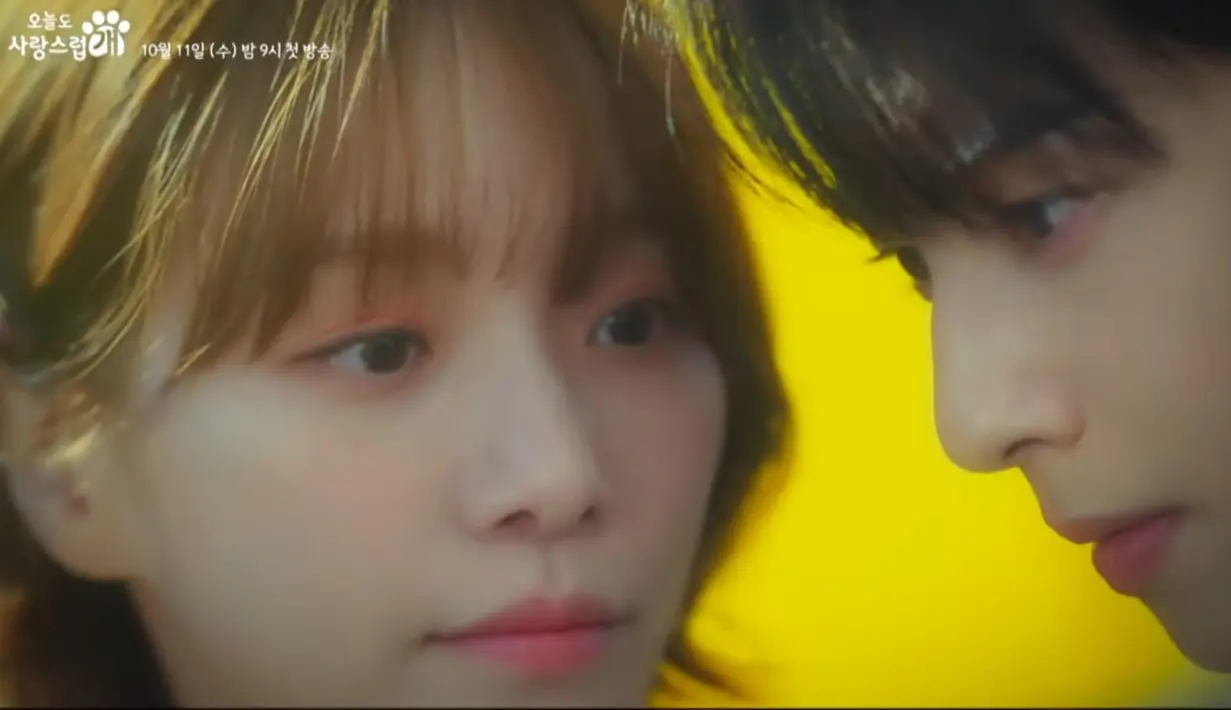 Park Gyu Young dan Cha Eun Woo di teaser A Good Day to Be a Dog. (Foto: YouTube/ MBCDrama)