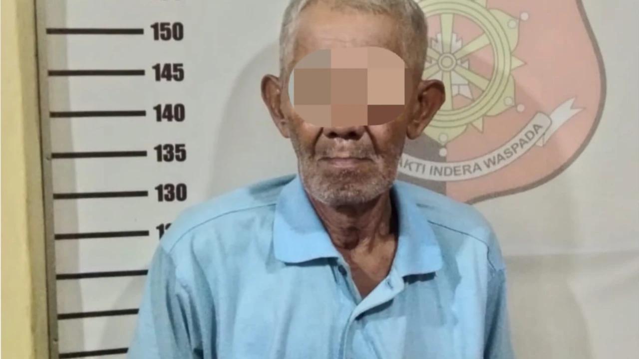 Kronologi Pria Sepuh di Lampung Utara Bacok Tetangga