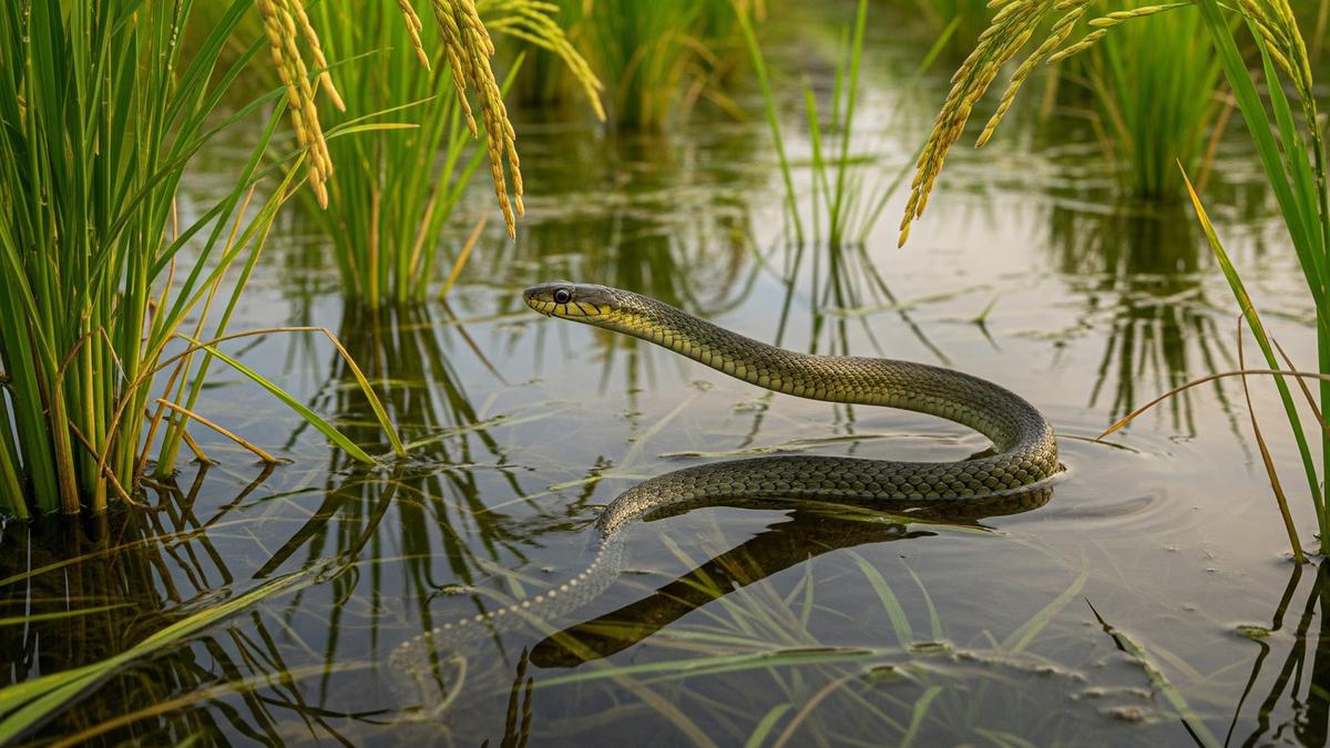 Ular Sawah Masuk Rumah Apakah Aman? Kenali Jenis dan Cara Mencegahnya