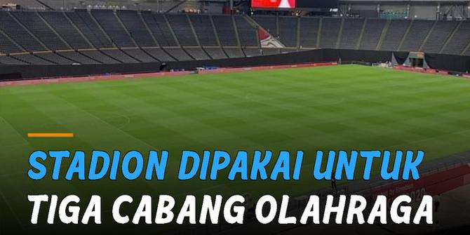 VIDEO: Keren, Stadion Ini Bisa Untuk Tiga Cabang Olahraga Sekaligus
