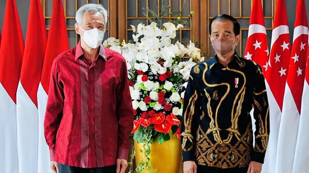 FOTO: Presiden Jokowi Terima PM Lee di Bintan