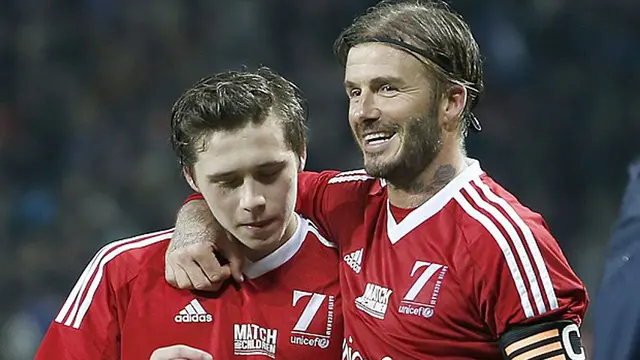 David Beckham dan Brooklyn Beckham