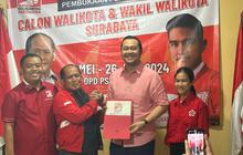 Daftar Lewat PSI, Menantu Pakde Karwo Tantang Petahana di Pilwalkot Surabaya