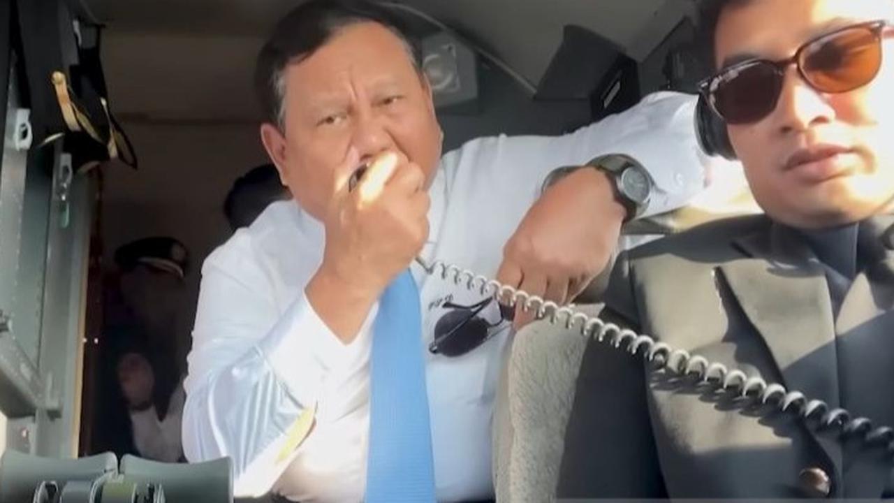 VIDEO: Kejutan Prabowo Pulang Ke Yordania, Akrab Ngobrol Dengan Jet Tempur di Kokpit Pesawat