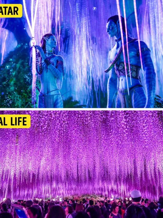 lokasi di film vs dunia nyata (foto: Brightside)