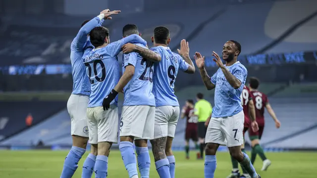 Gabriel Jesus 2 Gol, Man City Sikat Wolverhampton Wanderers 4-1