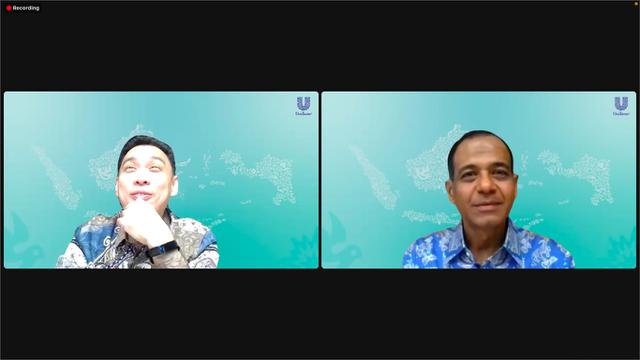 Paparan kinerja keuangan PT Unilever Indonesia Tbk (UNVR) pada semester I 2024, Rabu (24/7/2024). (Foto: tangkapan layar/Pipit IR)