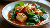 Resep Tahu Bayam Saus Tiram ala Resto yang Lembut Gurih