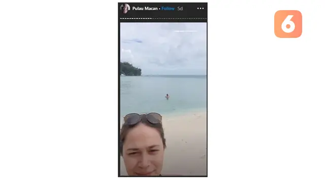 Hamil 24 Minggu, Ini 6 Pesona Sabai Morscheck saat Liburan di Pulau Macan