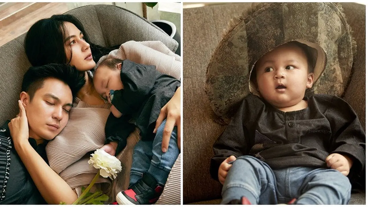 7 Gaya Pemotretan Keluarga Kecil Baim Wong, Pose Kiano Jadi Sorotan