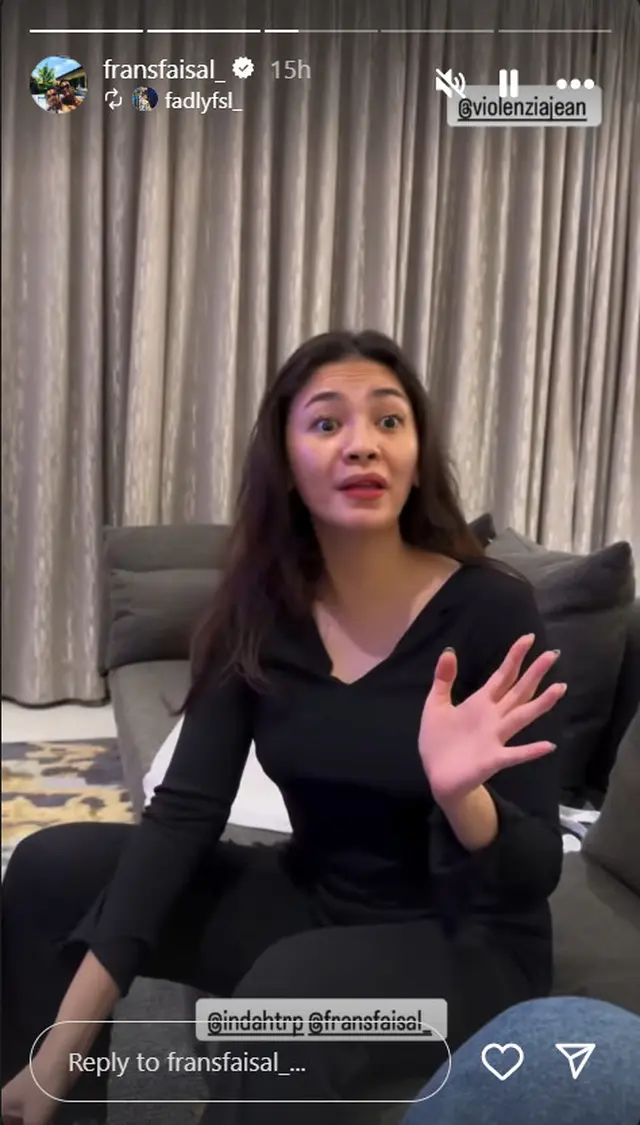 6 Momen bahagia istri Frans Faisal umumkan hamil anak pertama selang 2 bulan nikah, bikin Fuji girang